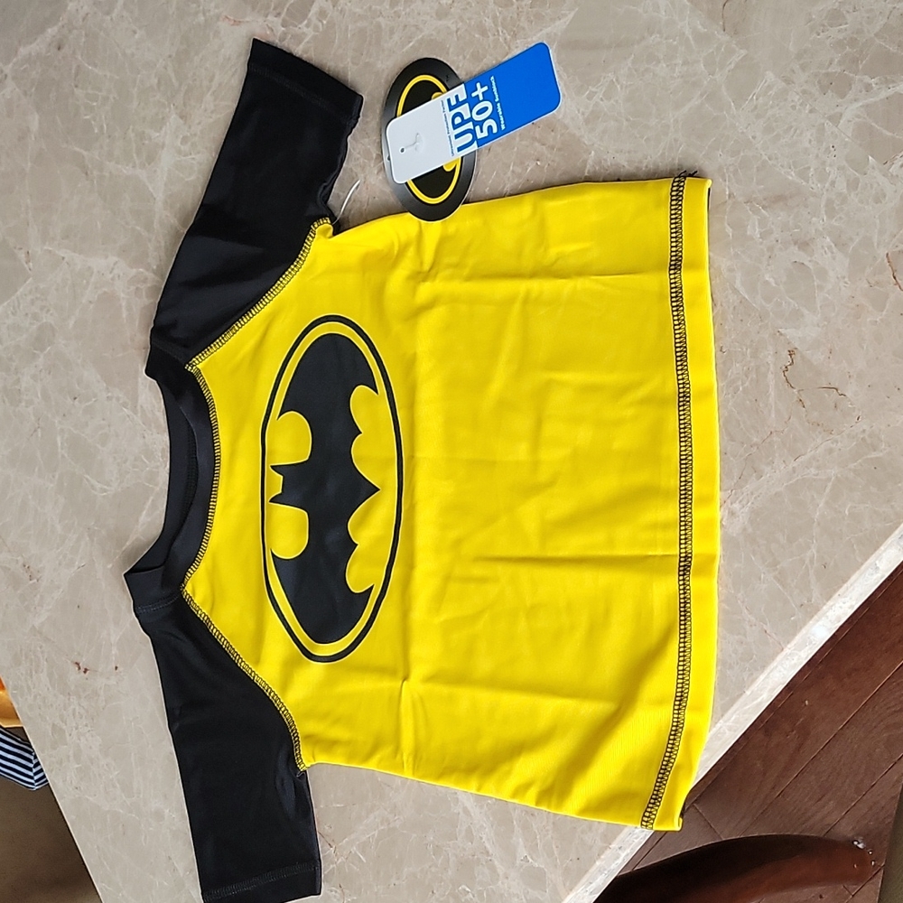 Toddler Batman Swim Shirt
